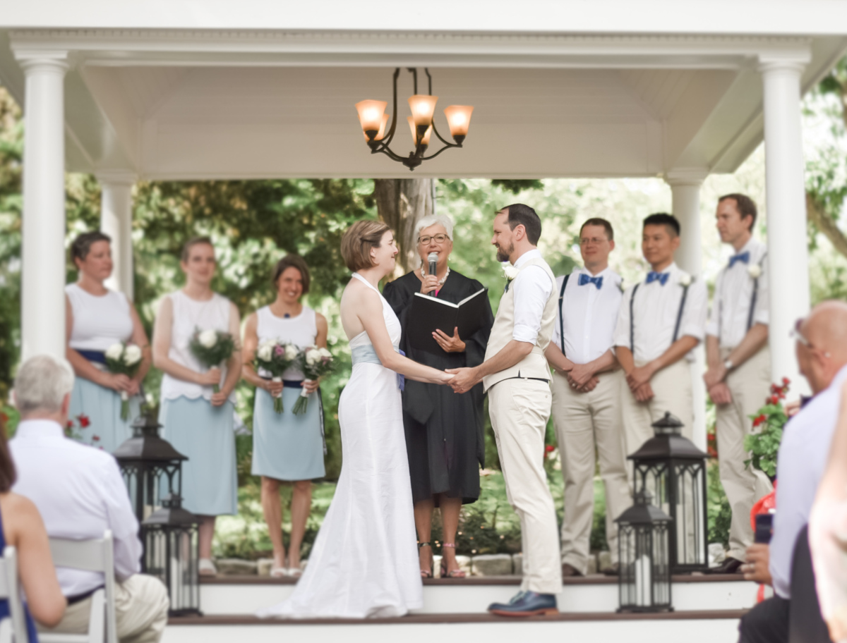 wedding dais